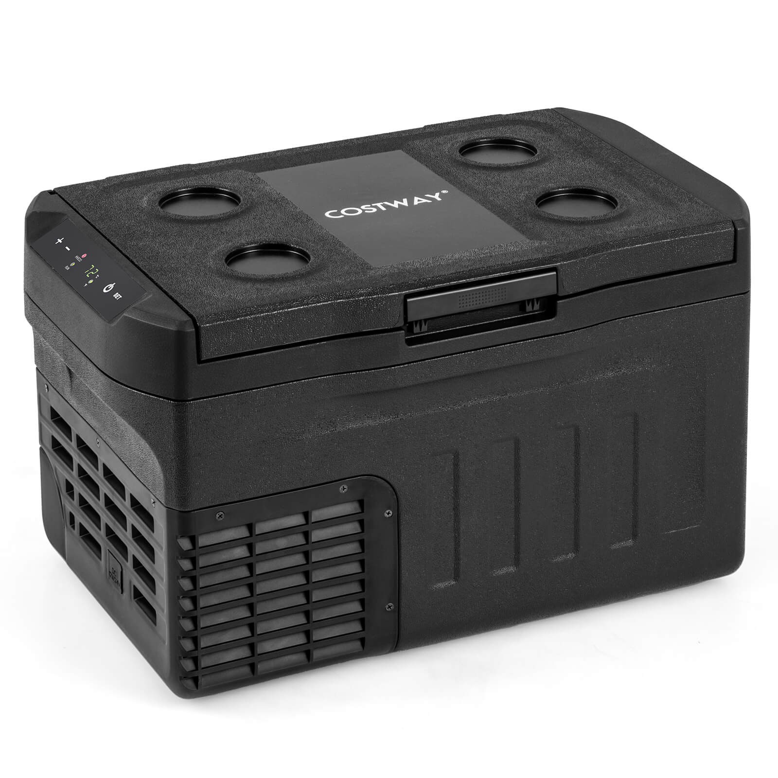 12 Volt Car Refrigerator w/ -4℉~68℉ Adjustable Range Div