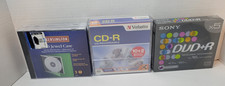 Lot of 3 - Sony DVD R 4.7gb/120 min x5 discs. CD-R Cd-Recordable and CD Jewel Ca