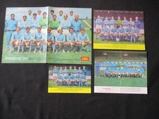 MANCHESTER CITY: Bundle of Football Magazine Team Pictures