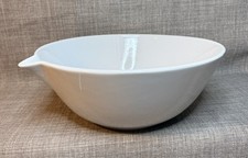 Pillivuyt France White Serving Bowl, Mixing Bowl with Pouring Spout 11" SAN1428