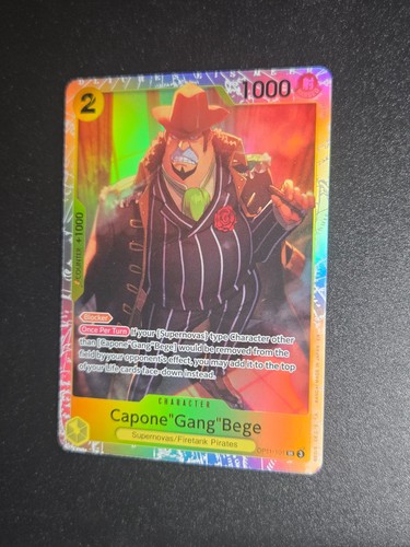 Capone 'Gang' Bege OP11-101 Super Rare - A Fist of Divine Speed One Piece TCG