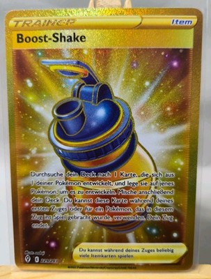 Boost Shake (Secret) 229/203 N/M Swsh07: Evolving Skies Holo GOLD DEUTSCH