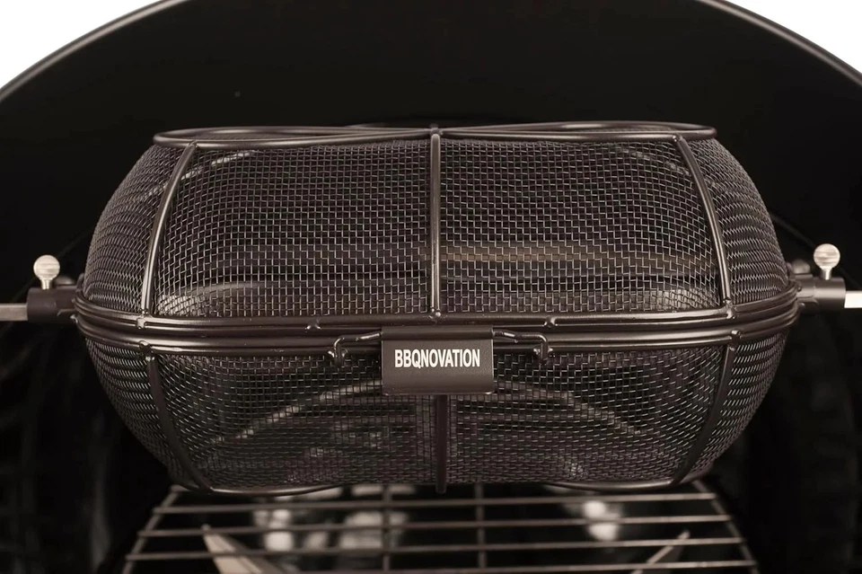 Panier à rôtisserie Broche 10/12mm Barbecue Viande Légumes Poisson Crustacés NOI - Photo 2/4