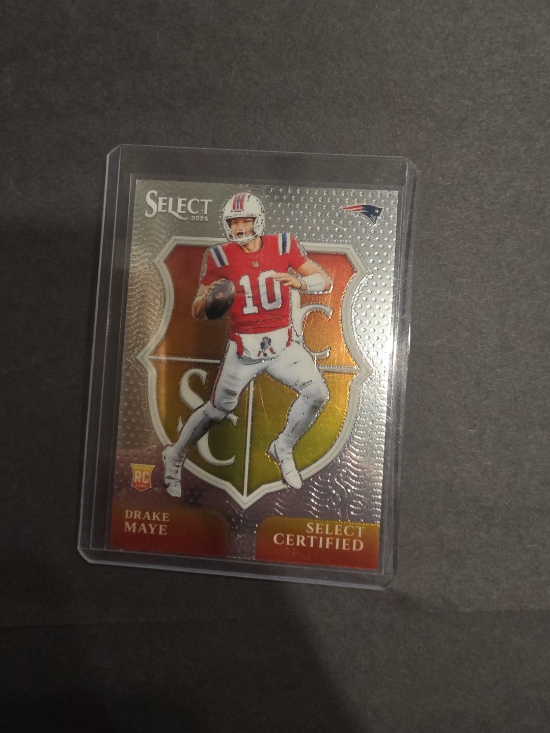 2024 Panini Select - Phenomenon Drake Maye #3 (RC) Select Certified Patriots