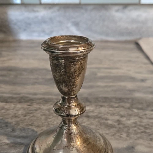 Reed & Barton Sterling Silver .925 Candlestick Weighted Reinforced