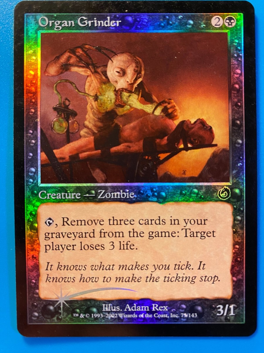 MTG 1x FOIL Organ Grinder Torment Pauper Magic the Gathering Card x1 NM |  eBay