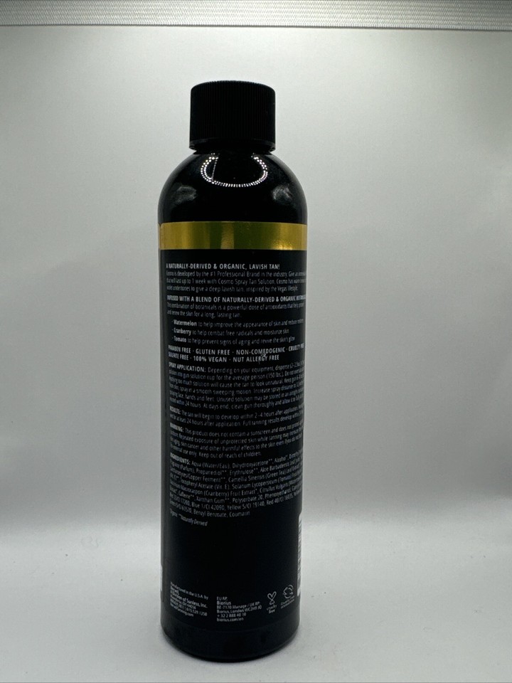 Vivid By Norvell Cosmo Handheld Spray Tan Solution 8oz NEW FREE