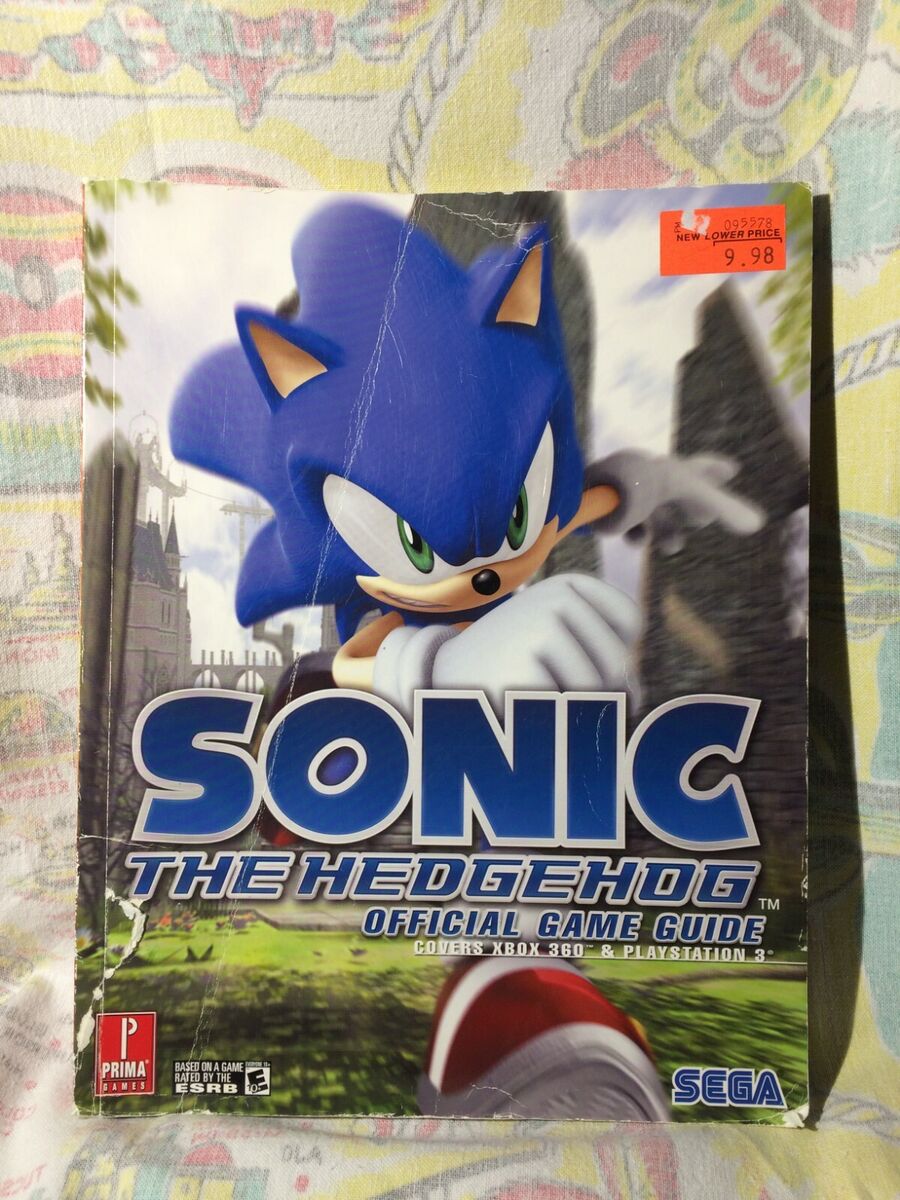 Sonic Hedgehog Game Strategy Guide Collection NEW! PS2 Nintendo