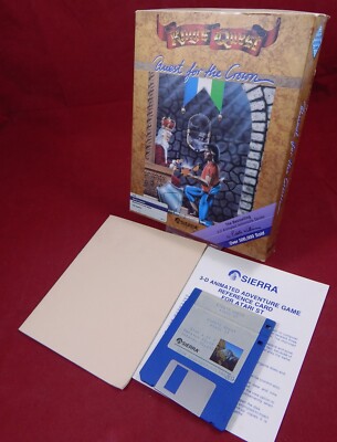 Atari ST:  King's Quest 1: Quest for the Crown - Sierra  1987