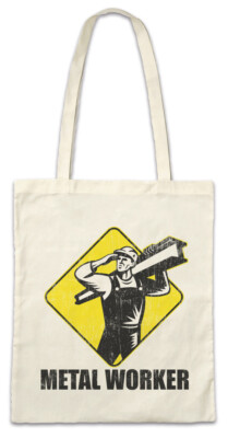 Metal Worker III Stofftasche Einkaufstasche Locksmith Metalworker Builder