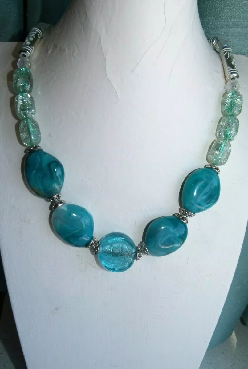 Turquoise sale colour necklace
