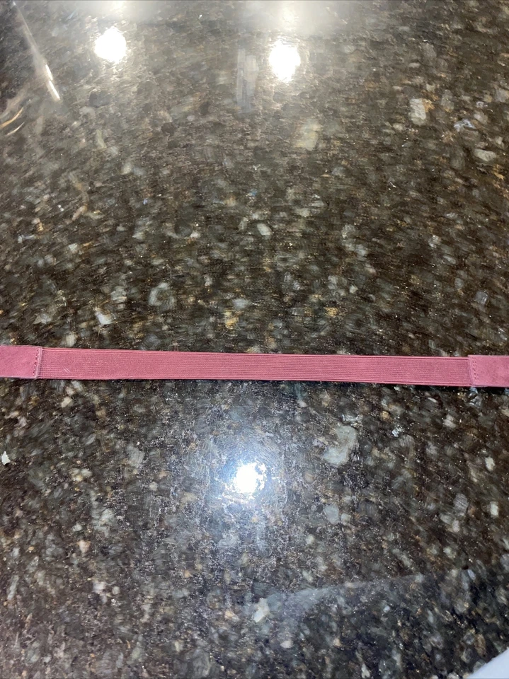 Cinturón elástico de cuero White House Black Market 3/4" en púrpura, grande, ¡nuevo! Foto 3 de 4