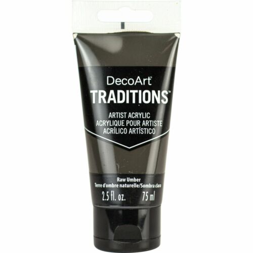 DecoArt Traditions Artists Acrylic Paint 2.54oz - Raw Umber* - Picture 1 of 1