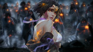 Kabaneri Of The Iron Fortress Mumei Silk Poster Wallpaper 24x13 Inch Ebay