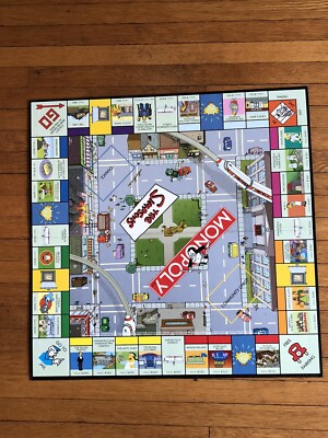 The Simpsons (2000) Monopoly Original Game Board Only - NICE | eBay