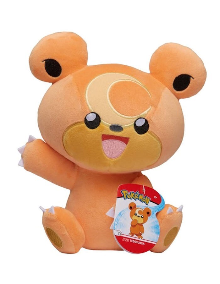 WICKED COOL TOYS POKEMON PLUSH DOLL TEDDIURSA 20 CM NEW NUOVO