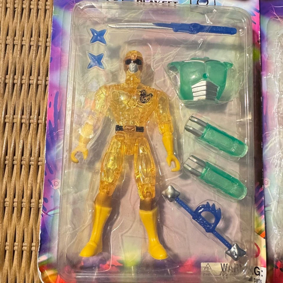 Juego de 2 figuras de acción Raptor Storm de colección con accesorios NOS 5,5" Foto 3 de 4