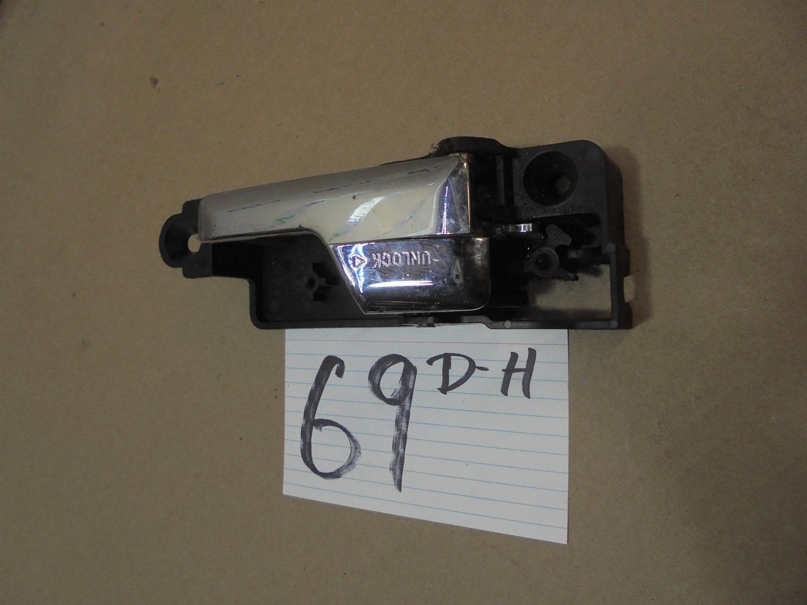 06 07 08 09 10 11 12 Ford Fusion REAR DRIVER Interior Door Handle Chrome Used 69