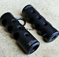 308 762x51 Muzzle Brake Long Compensator Comp 5/8-24 TPI Black Nitride .308 NATO