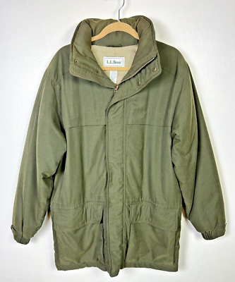 Vintage LL Bean Mens Size M Goretex Thinsulate Rain Jacket Parka 