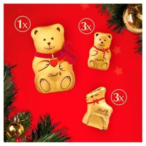 Lindt Teddy Bear Tasty Chocolate Advent Calendar Christmas Xmas Countdown  250g | eBay