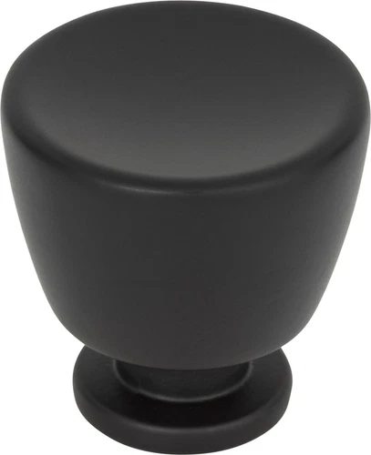 Atlas 413-BL Conga Knob 1 1/4 Inch - Matte Black - Picture 1 of 2