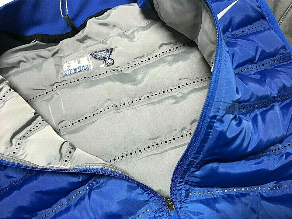 ST LOUIS BLUES For Kids Men Blue Aeroloft Quilted Golf Vest L Nike