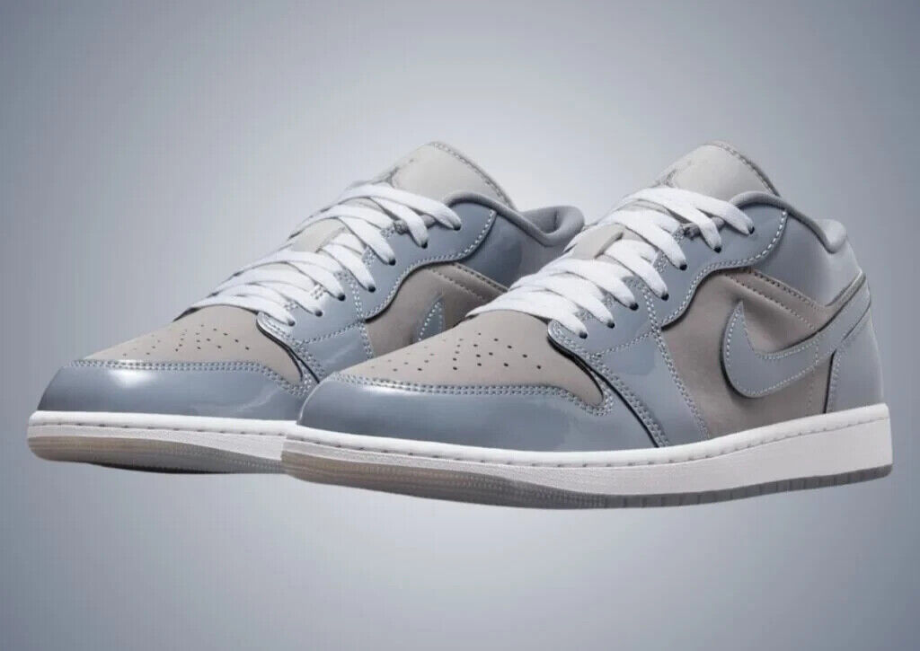 Nike Air Jordan 1 Low Cool Grey White HF3148-011 Men's Shoes Nike Air Jordan 1 Low Cool Grey White HF3148-011 Men's Shoes