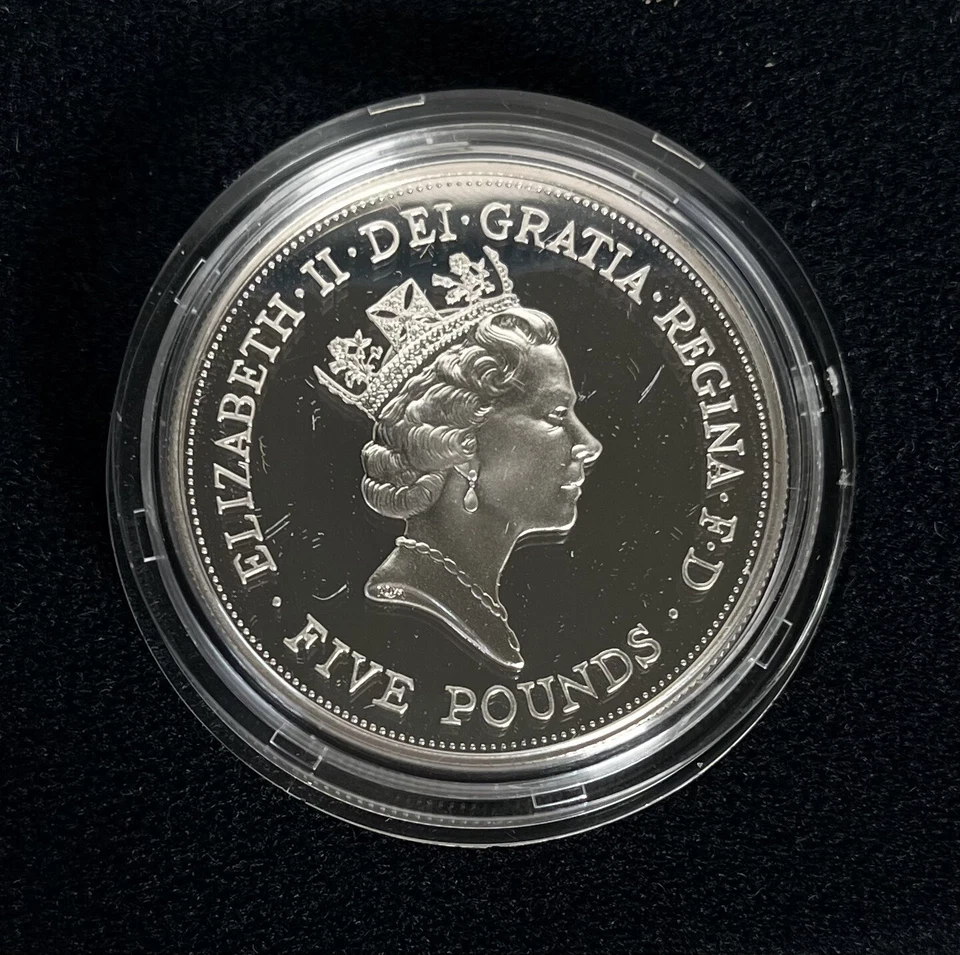 1990 United Kingdom Silver Proof Crown Queen Elizabeth The Queen Mother 90th - Image 2 of 4