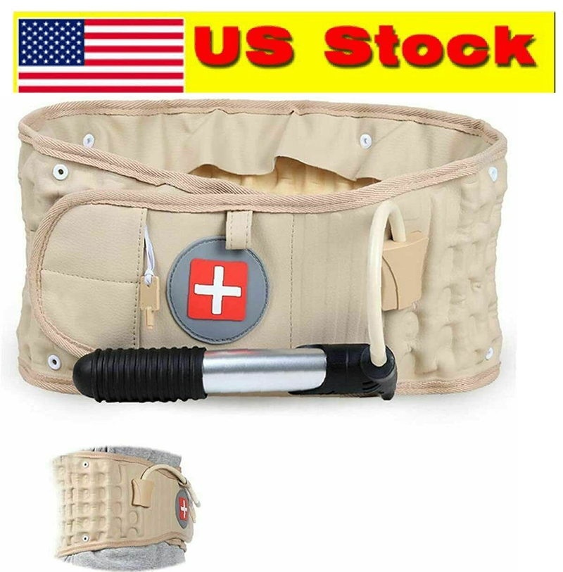 Decompression Belt for Lumbar Support Spinal Relief & Air Traction Therapy