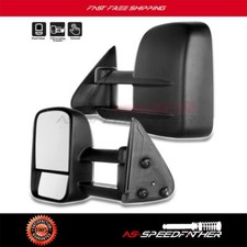 Towing Mirrors For 1999-2007 Chevy Silverado Gmc Sierra Manual Side Pair Black Towing Mirrors For 1999-2007 Chevy Silverado Gmc Sierra Manual Side Pair Black