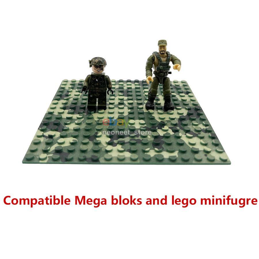 MOC Modern WWII Army Military Battle Scene Jungle Position