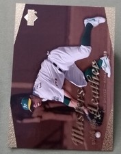 ERIC CHAVEZ 2003 Upper Deck Masters With The Leather INSERT Card #L8 OAKLAND A'S