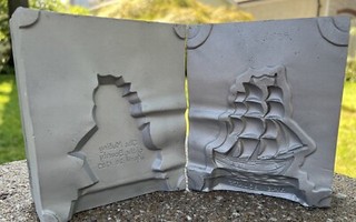 Extremely RARE Mold A Rama cast aluminum HMS BOUNTY ORIGINAL 1962 era MOLD SET
