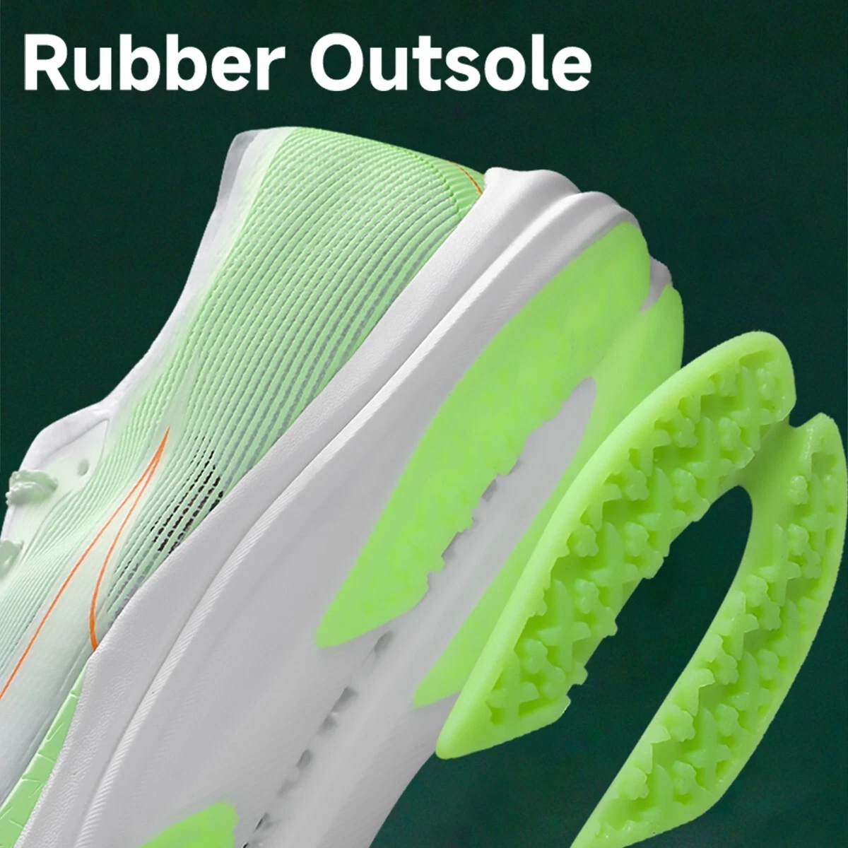 Hombres Placa de Carbono Trail Running Zapatos Mujeres Antideslizantes Con Cordones Gimnasio Zapatos Deportivos - Foto 5 de 110