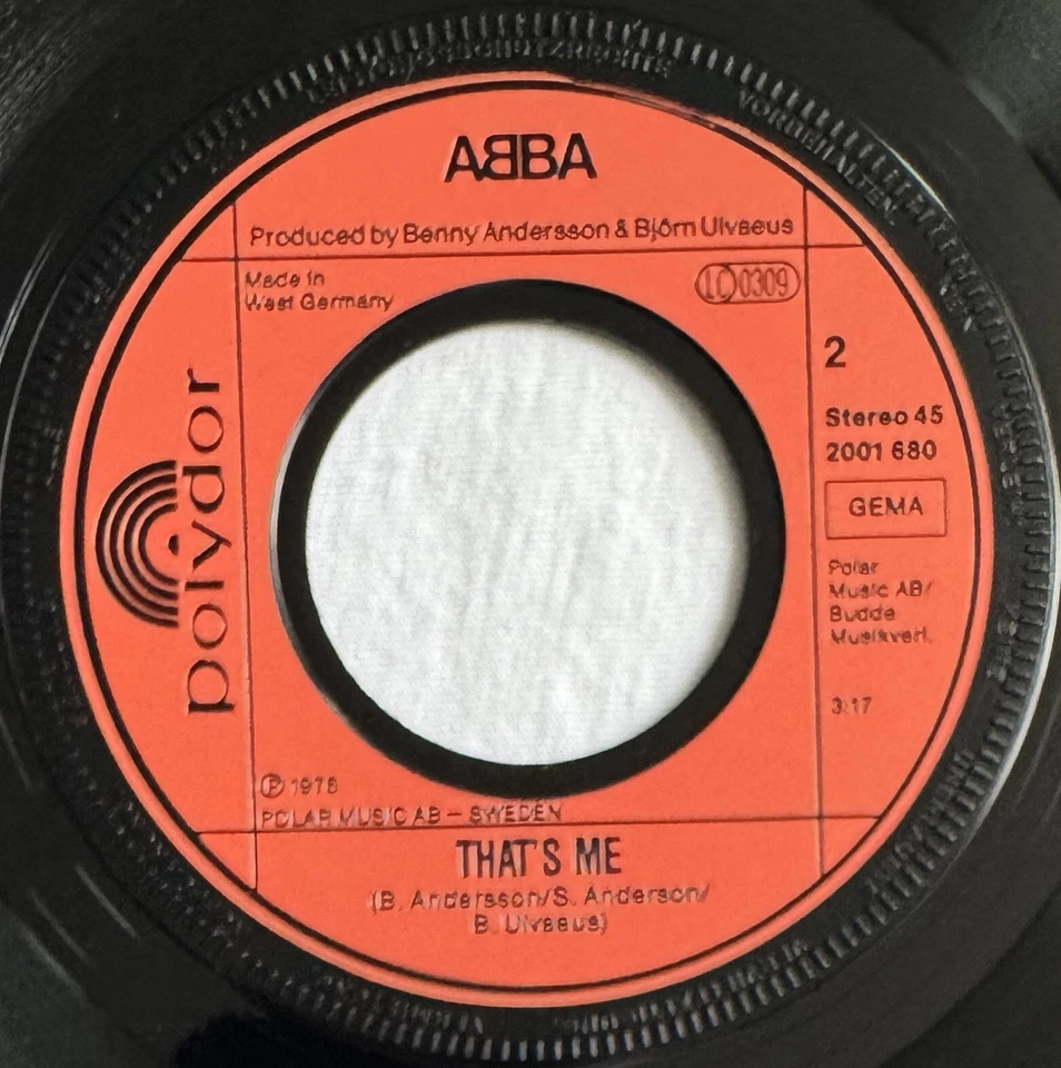 ABBA -Dancing Queen- Rare 1984 German Issue 7” In Picture Sleeve (Vinyl Record) - Image 4 of 4