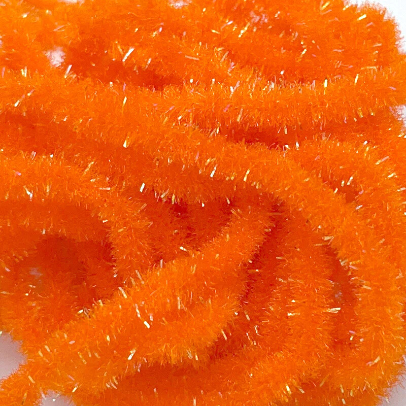 Hareline Ice Dub Chenille Fly Tying Material - 12 Colors, 3 Yards Per Pack, For Freshwater & Saltwater Flies