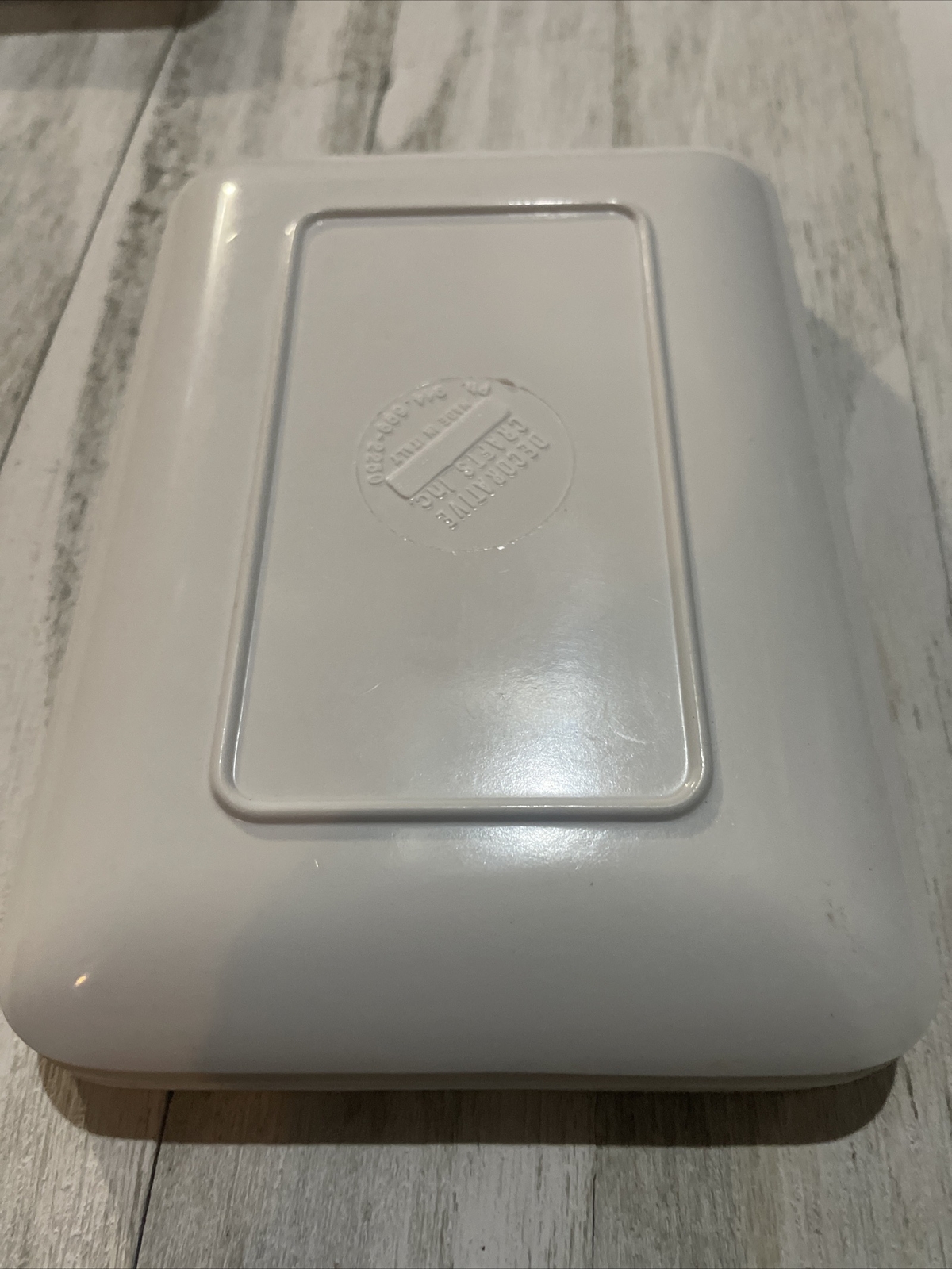 Set of 5 Vintage DECORATIVE CRAFTS INC Melamine Trays Made in Italy 6"x