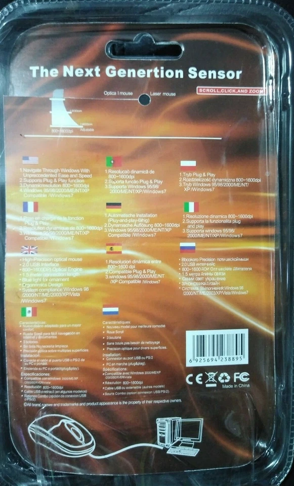 Wireless Mouse, 3.0G Portable Optical Silent Ultra Thin Wireless Computer Mouse  - Image 2 of 4