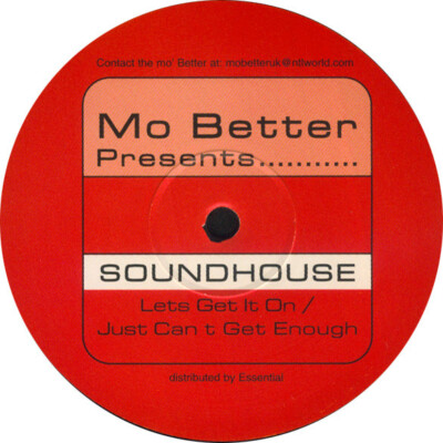 Soundhouse - Lets Get It On / Just Can't Get Enough (12'') (Very Good Plus (VG+))