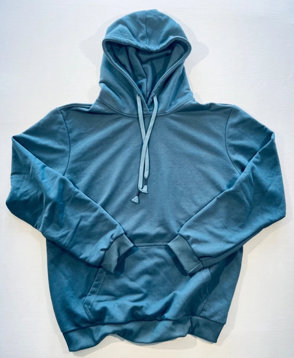 Basic blue hoodie new arrivals