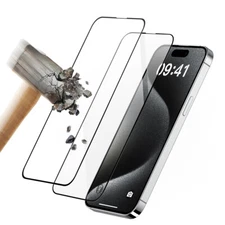 For iPhone 15 Pro Max 15 Plus 9H Hardness Full Tempered Glass Screen Protector