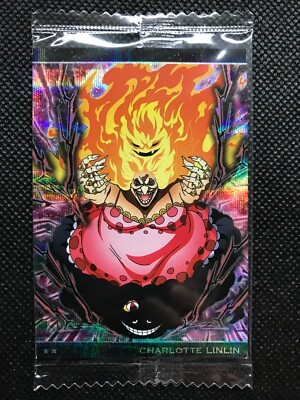 Charlotte Linlin 10-21 R One Piece Anime Wafer Card Holo Japanese