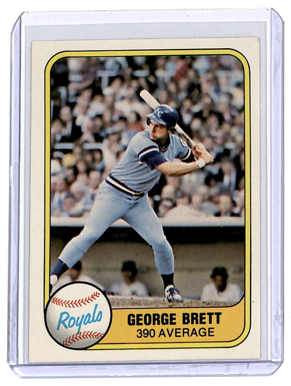 1981 Fleer George Brett Kansas City Royals #655