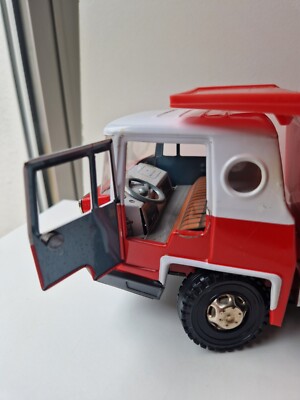Camion Bernard benne électrique Tip Lorry neuf Joustra jouet ancien tôle