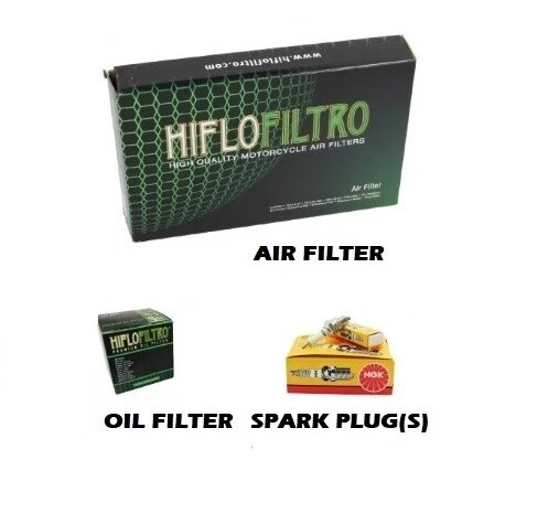 Yamaha XT 600 KN 1991-1995 HIFLO ACEITE FILTRO BUJÍAS KIT DE SERVICIO Foto 2 de 3