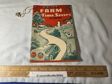 Vintage 1945 Sinclair Farm Time Savers 4th Ed Oil Gas Save Time & Labor WW2 Era