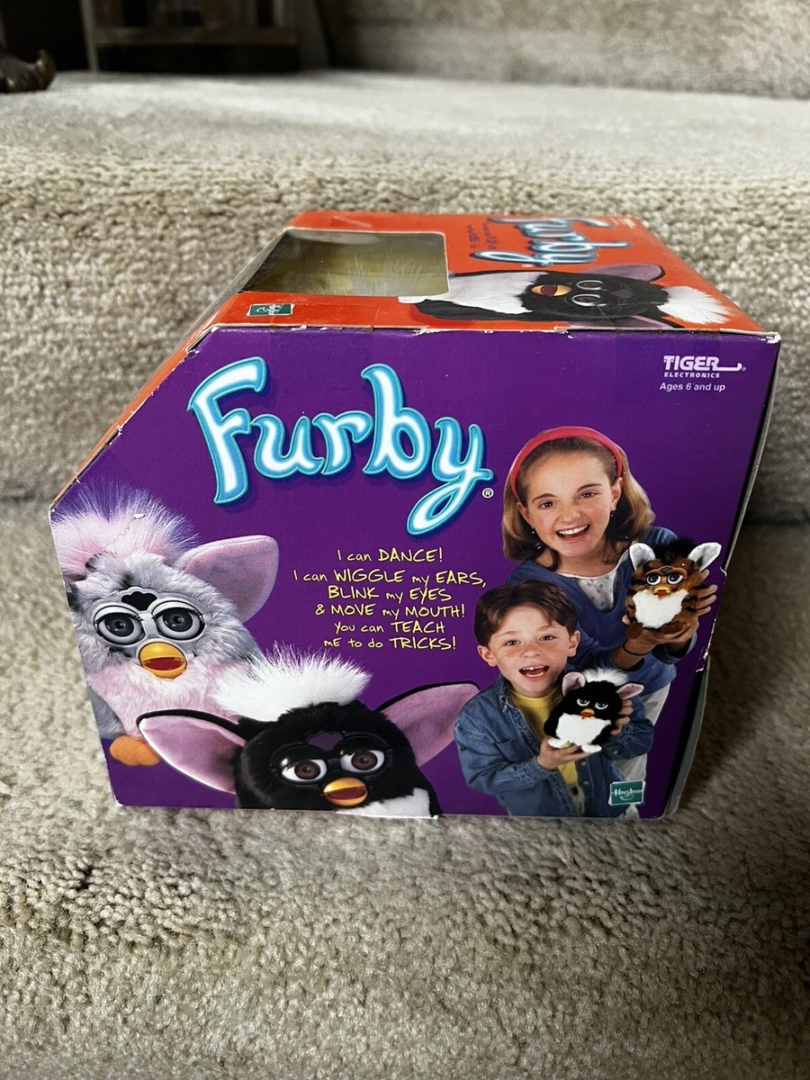 ORIGINAL LAST MODEL TIGER FURBY DALMATIAN NEON GREEN EYES NEW IN