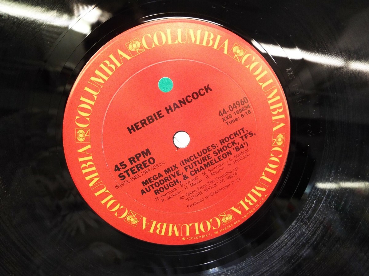 Herbie Hancock Mega Mix Jazz Dance Columbia LP VINYL ALBUM | eBay