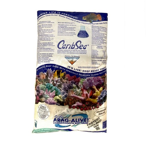 CARIBSEA ARAGONITE BAHAMA OOLITE LIVE SAND 20lb / 9 Kg 8479007933 eBay